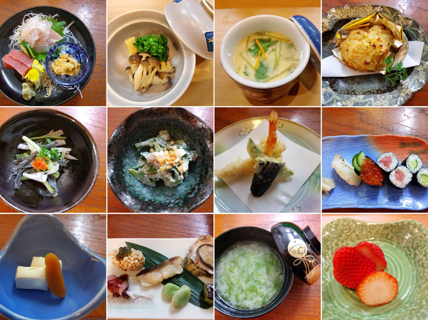 御法事のお料理の例